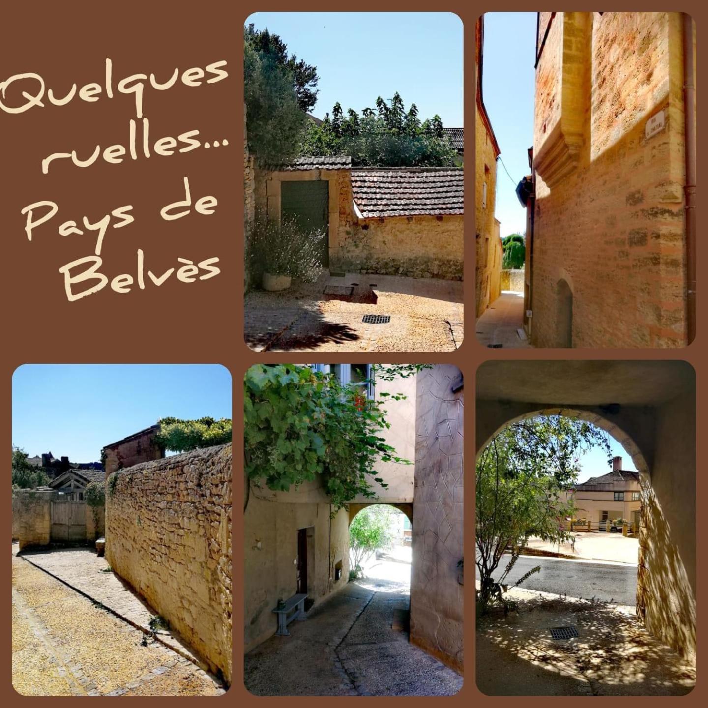 Pays-de-Belvès. Maison entre campagne et village. Extérieur photo
